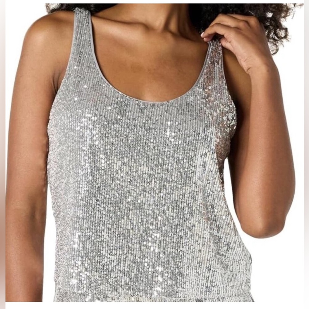 Nwt Black Sequin Tank Top small